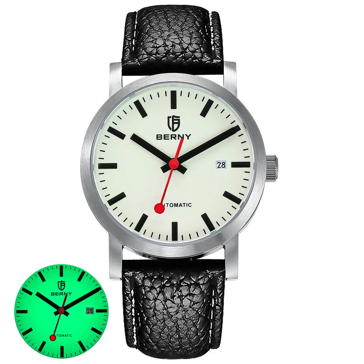 BERNY Heritage Railroad Automatic – Miyota 8215 (Model AM138M-L)