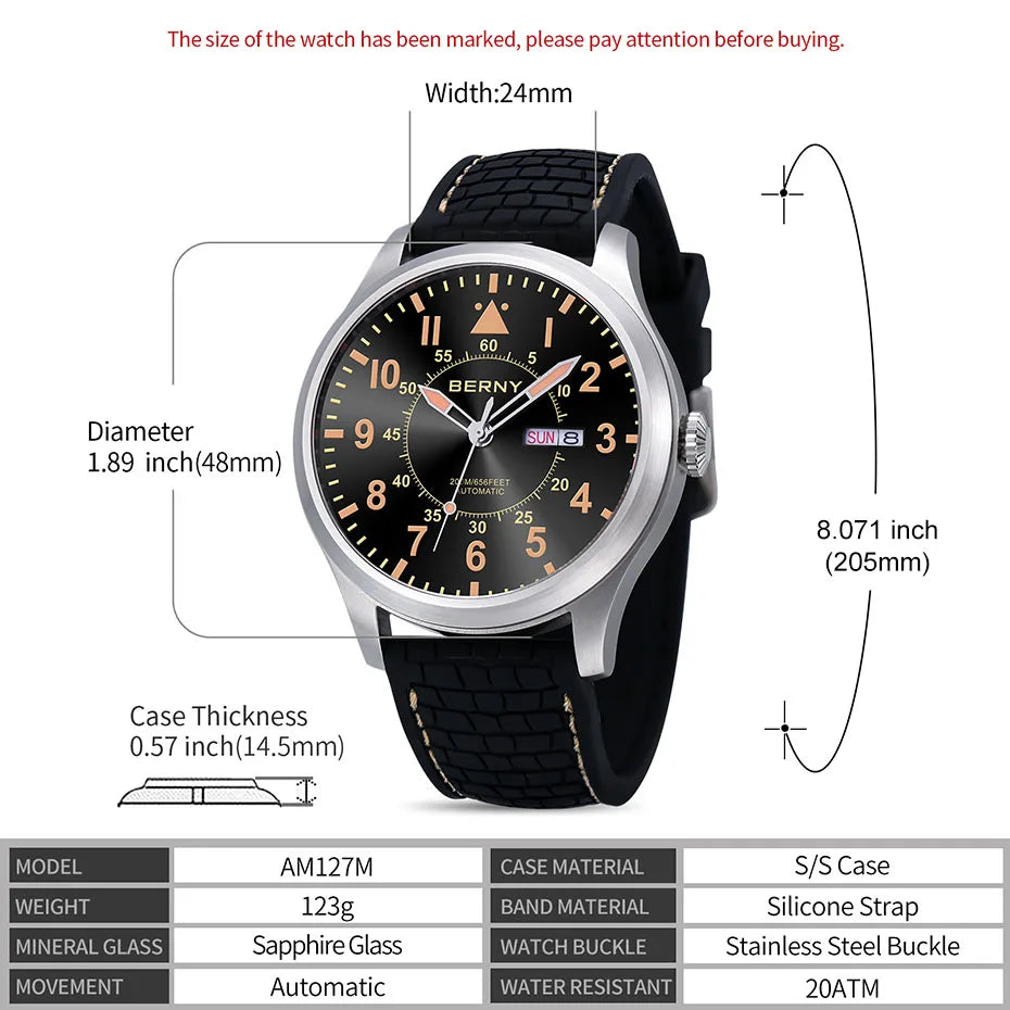 Command the Skies, Conquer the Deep 48mm Big Dial