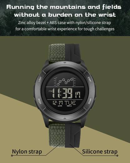 Outdoor Shockproof Watches Nylon Strap Sport Watch