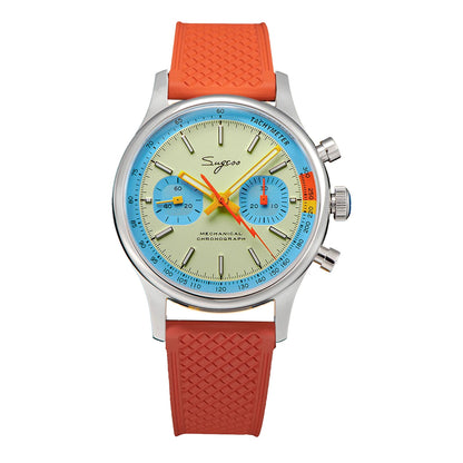 Sugess S387 Mechanical Chronograph – Classic Heritage Luxury Wristwatch