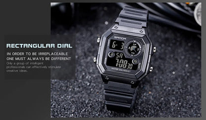 Sports Watches Chronos Countdown Waterproof LED Digital electronic Watch
