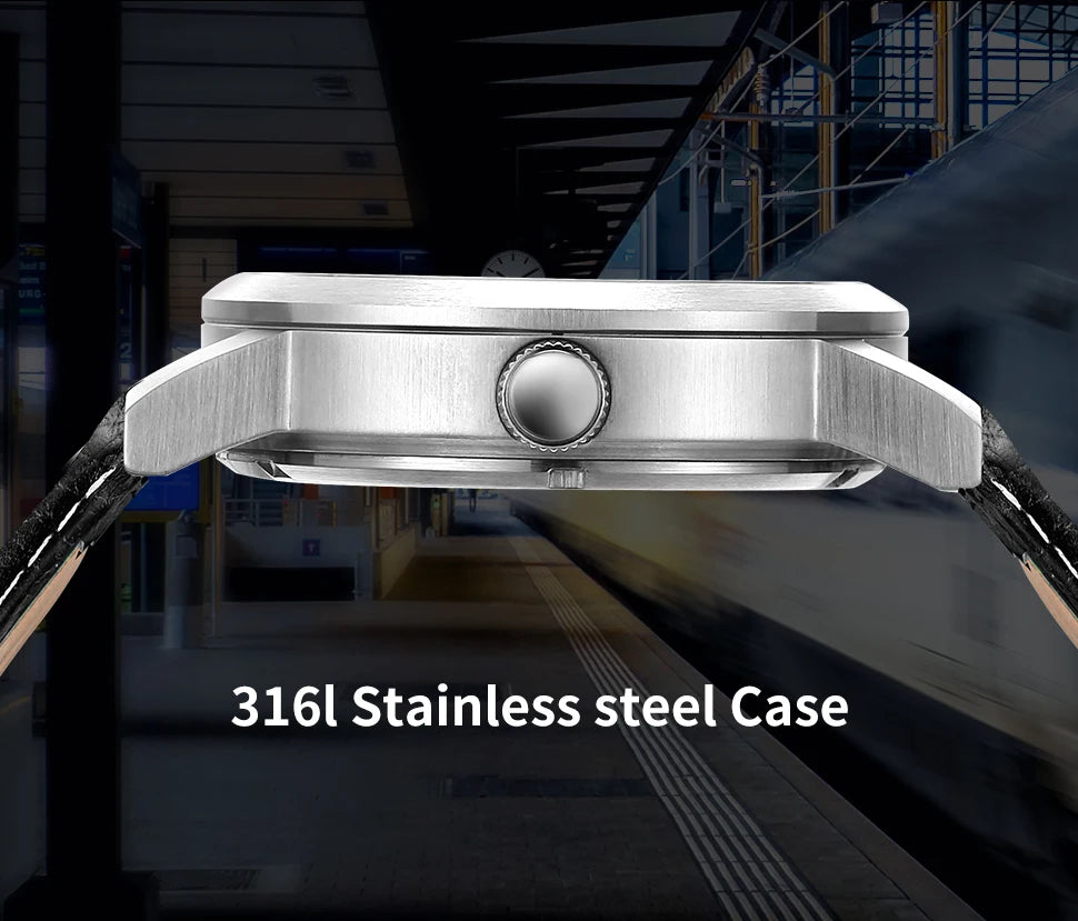 BERNY Heritage Railroad Automatic – Miyota 8215 (Model AM138M-L)