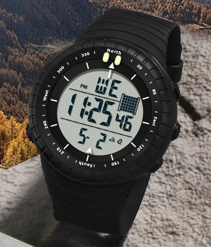 New Sports Electronic Watch LED Alarm Clock Multi functional Night Light & Waterproof