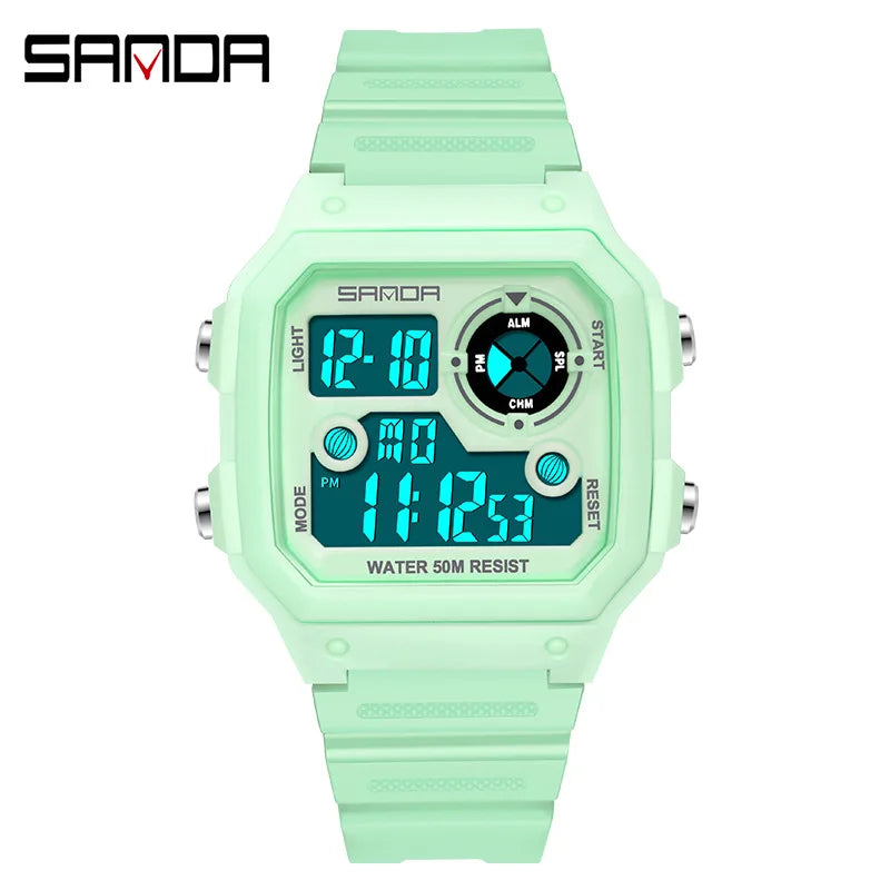 Sports Watches Chronos Countdown Waterproof LED Digital electronic Watch