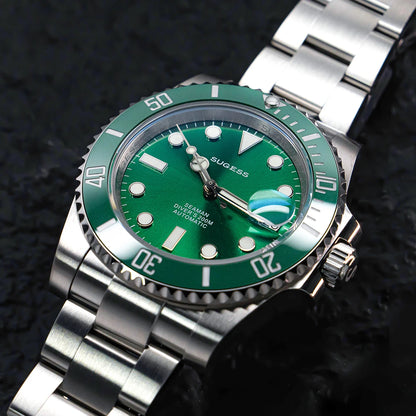 Sugess Ocean Star SU126610LV Automatic Diver – Ceramic Green Bezel 40mm Luxury Sports Watch