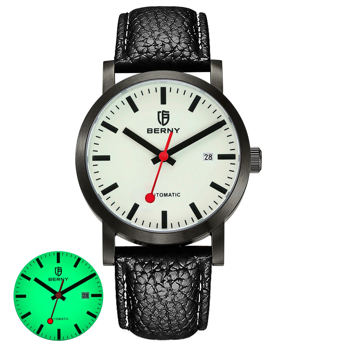 BERNY Heritage Railroad Automatic – Miyota 8215 (Model AM138M-L)