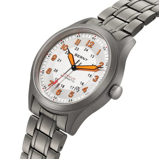 BERNY AMT163MS Titanium Automatic Field Watch