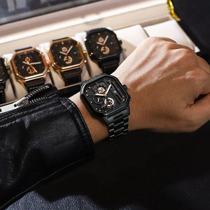 Elevate Your Style with the POEDAGAR Luxury Casual Chronograph