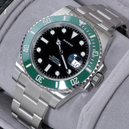Sugess Ocean Star SU126610LV Automatic Diver – Ceramic Green Bezel 40mm Luxury Sports Watch