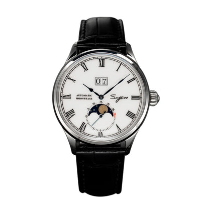 Sugess Moonphase Automatic: Luxury Mechanical Watch with Sapphire Crystal