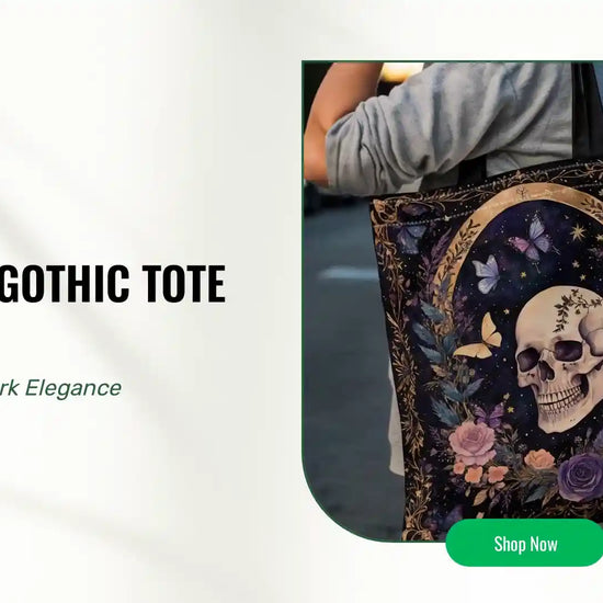 Women's Gothic Tote Bag by@Outfy