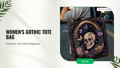 Women's Gothic Tote Bag by@Outfy