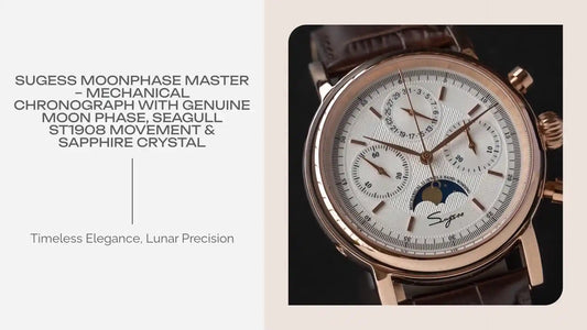 Sugess MoonPhase Master &ndash; Mechanical Chronograph with Genuine Moon Phase, Seagull ST1908 Movement &amp; Sapphire Crystal by@Outfy